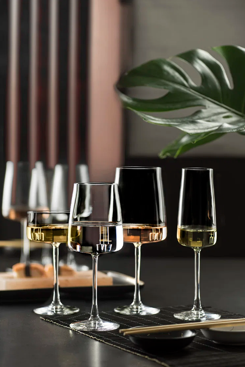 KRYSTAL ZERO HVITVINSGLASS 43 CL, 4 STK