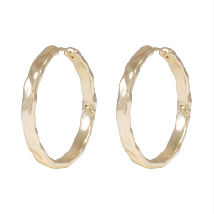 DOMINO FORGYLTE ØRERINGER, 30MM