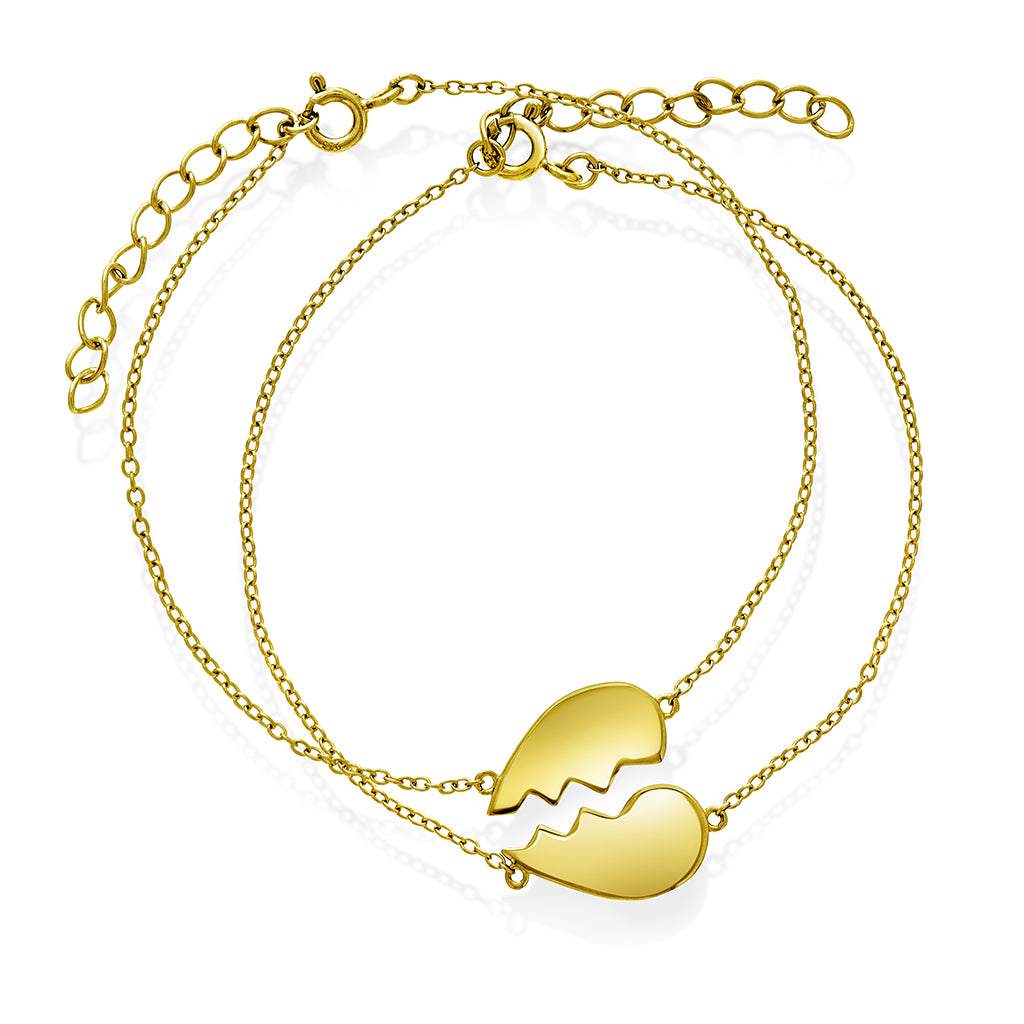 Vennskapsarmbånd i forgylt sølv