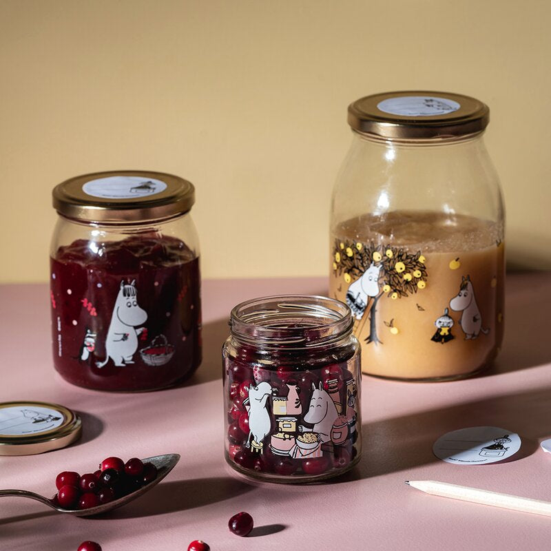 MUMMI GLASSKRUKKE + KLISTREMERKER, 0,3L