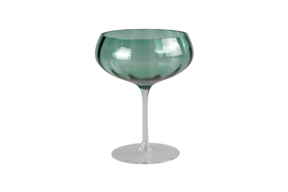 Meadow Cocktail Glass, Green