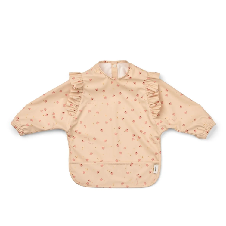 Merle Ruffle Smekke med ermer, Mini Butterfly/Apple Blossom