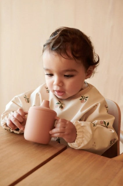 Merle Smekke Med Ermer, Peach/Sea Shell