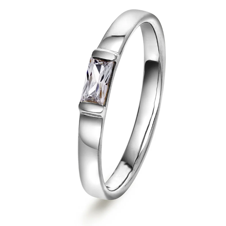 Verona ring i sølv med zirkonia