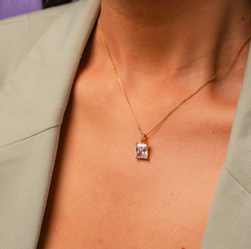 Annie smykke i forgylt sølv