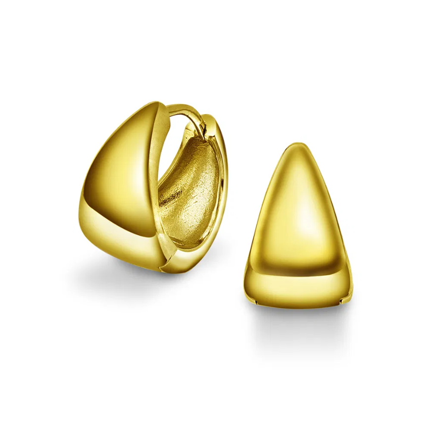 VIBE ØREDOBBER I FORGYLT SØLV