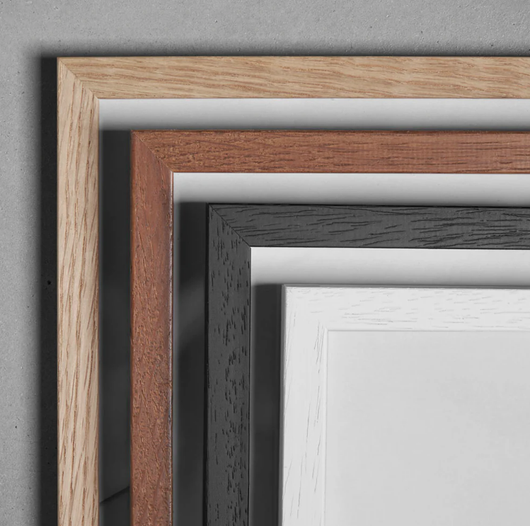TRERAMME - 40 X 50CM - HVIT - GLASS