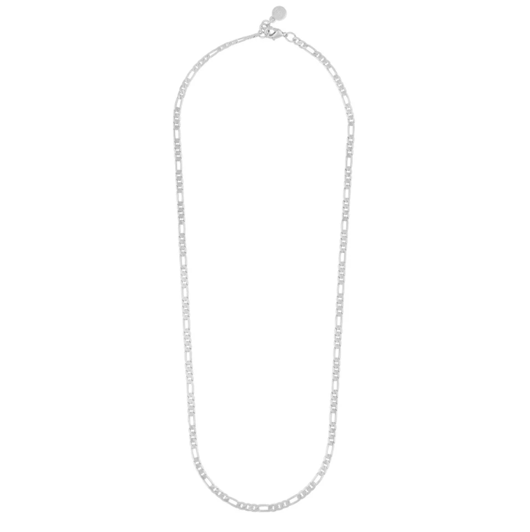 Liddy Figaro thin halskjede 45 cm, forsølvet