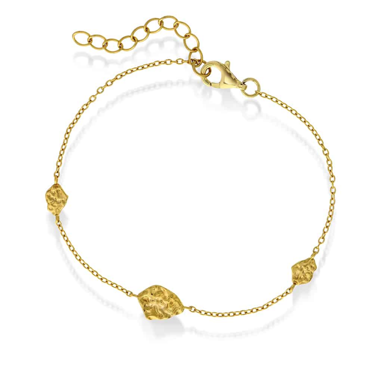 Autumn armbånd i forgylt sølv