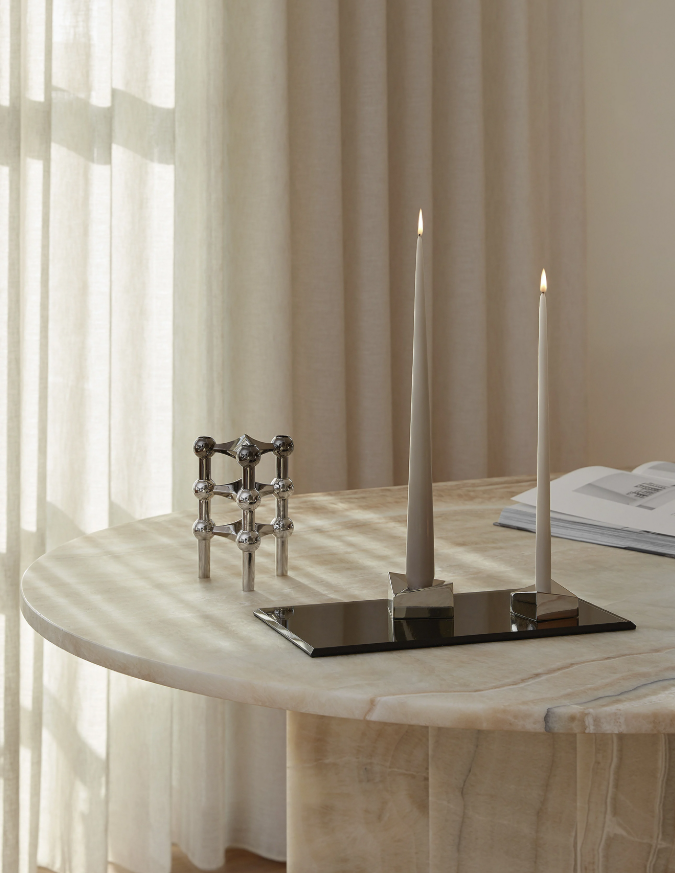 Base Rektangulær, Smoked Black