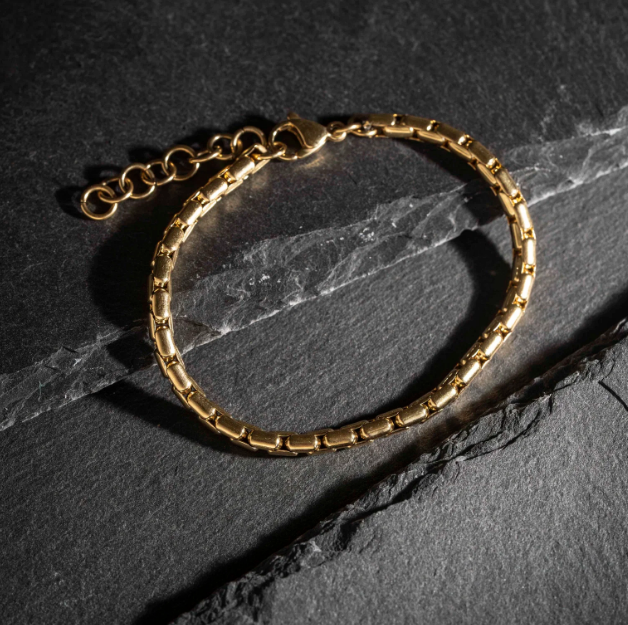 Ur Armbånd i forgylt stål