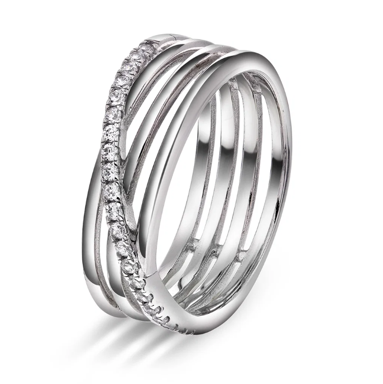 Siena Ring i sølv med zirkonia