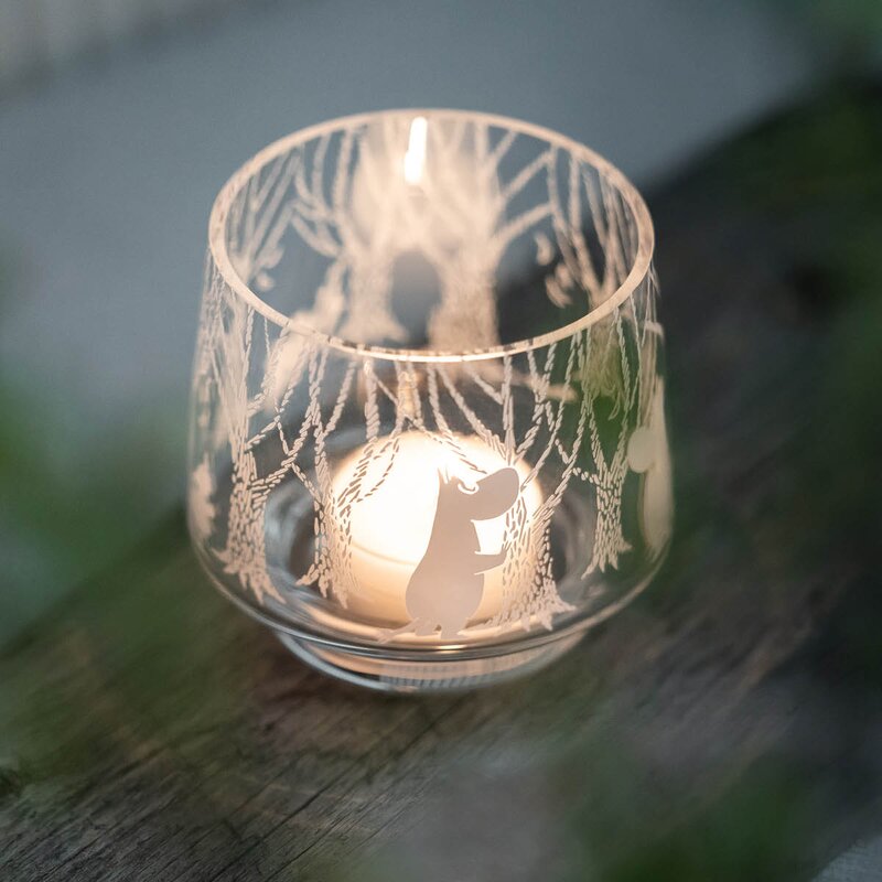 Mummi telysholder 9cm, I skogen