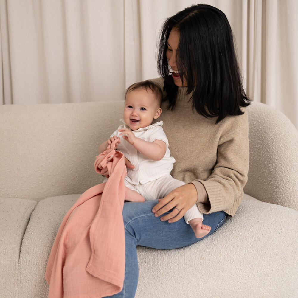 Mummi babyklut rosa, 2 stk