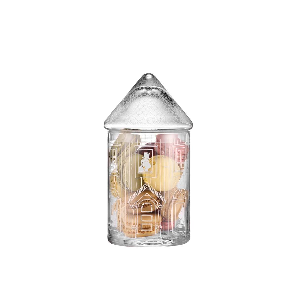 Mummi Glasskrukke med lokk, Mummihuset