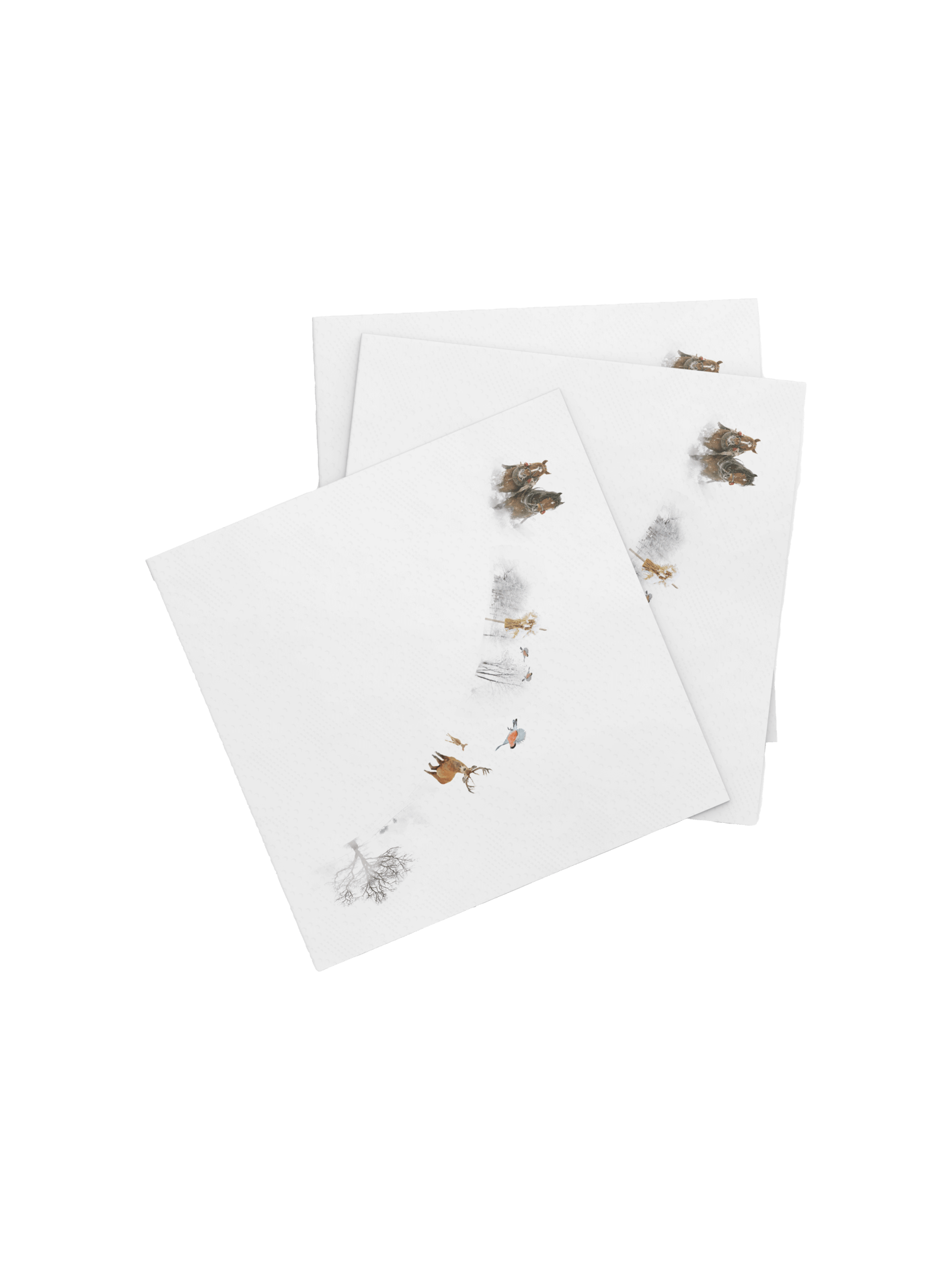 Julemorgen Story serviett, 33x33 cm