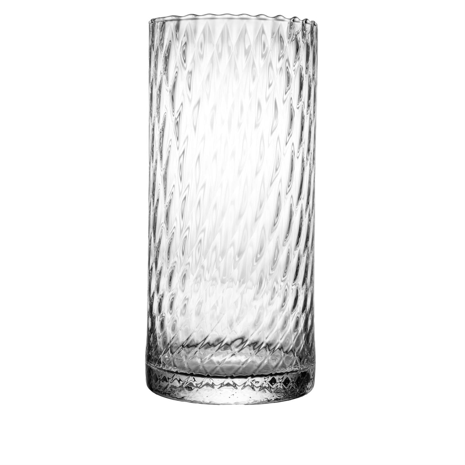 Harlekin Vase 28 cm, Clear