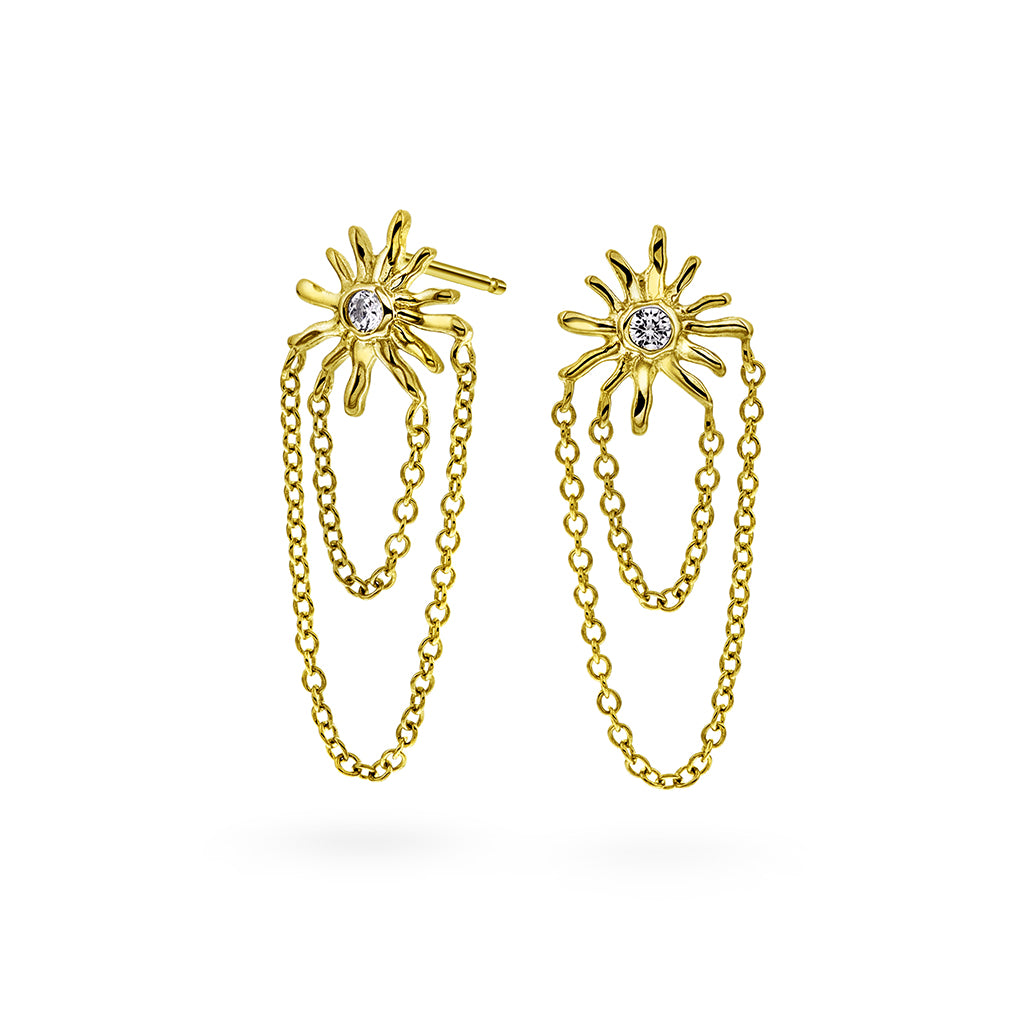 DAWN ØREDOBBER I SØLV MED ZIRKONIA