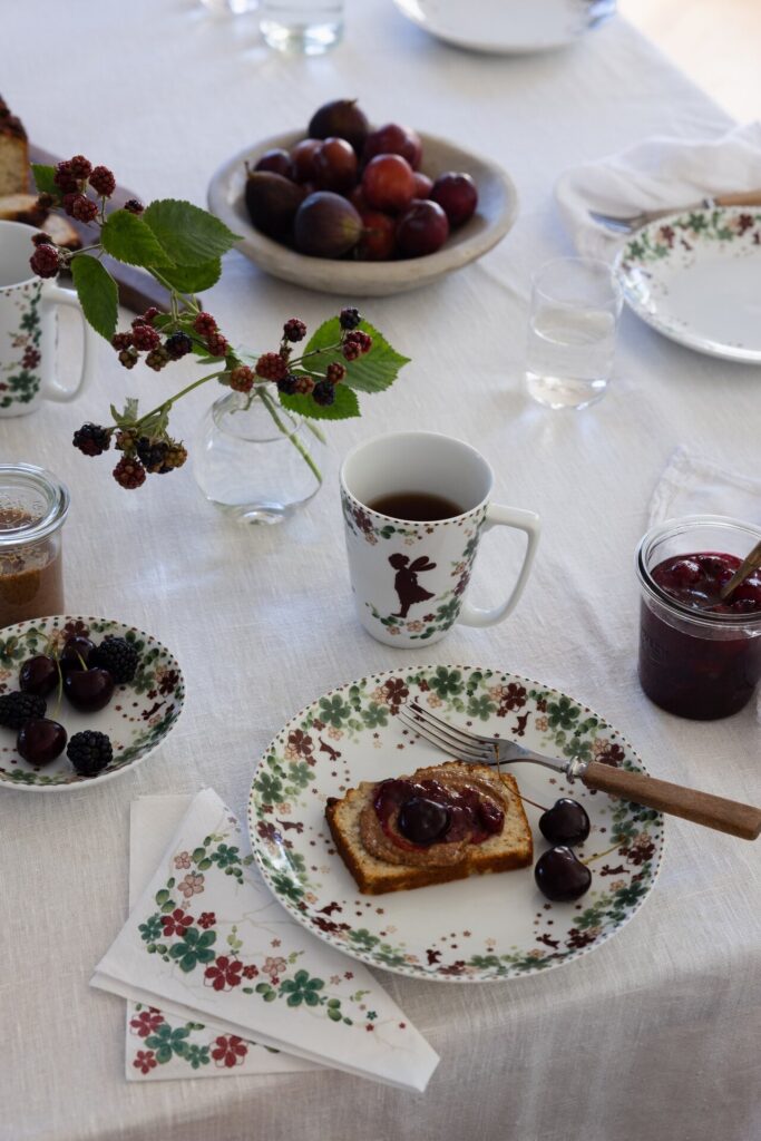 Wik & Walsøe Alveblomst servietter, 33x33 cm