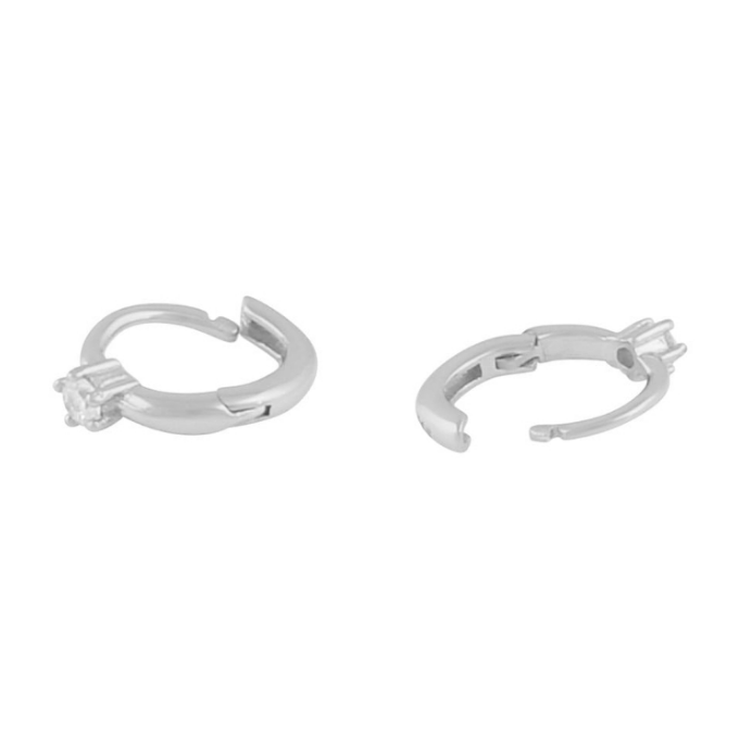 SIRI MINI FORSØLVET ØRERINGER