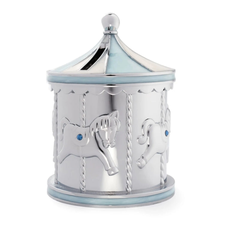 Sparebøsse karusell, Lys blå