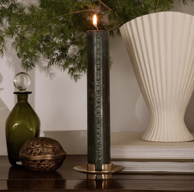 Block Kubbelysholder, Brass