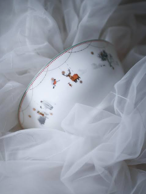 Julemorgen Story bolle, 17 cm