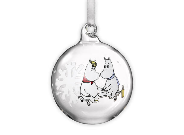 Mummi julekule 7cm, Snøfnugg