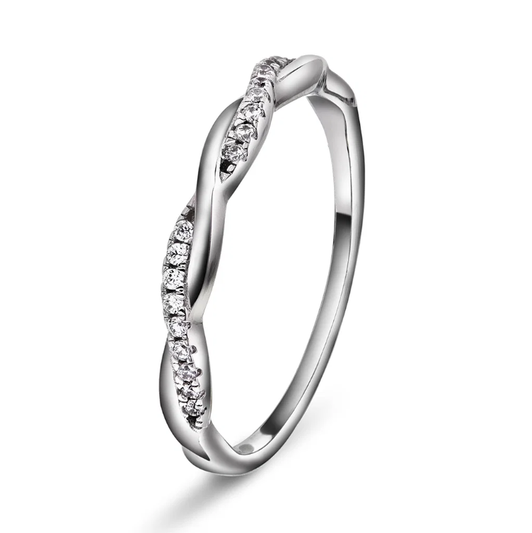 FRIENDSHIP RING I SØLV MED ZIRKONIA