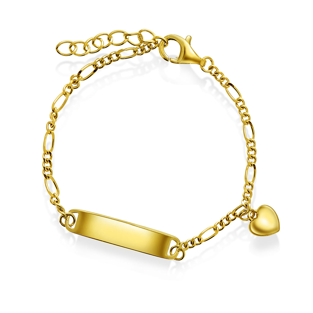 ARMBÅND I SØLV MED GRAVERINGSPLATE