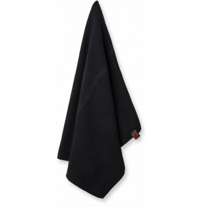 STRIKKET KJØKKENHÅNDKLE, COAL