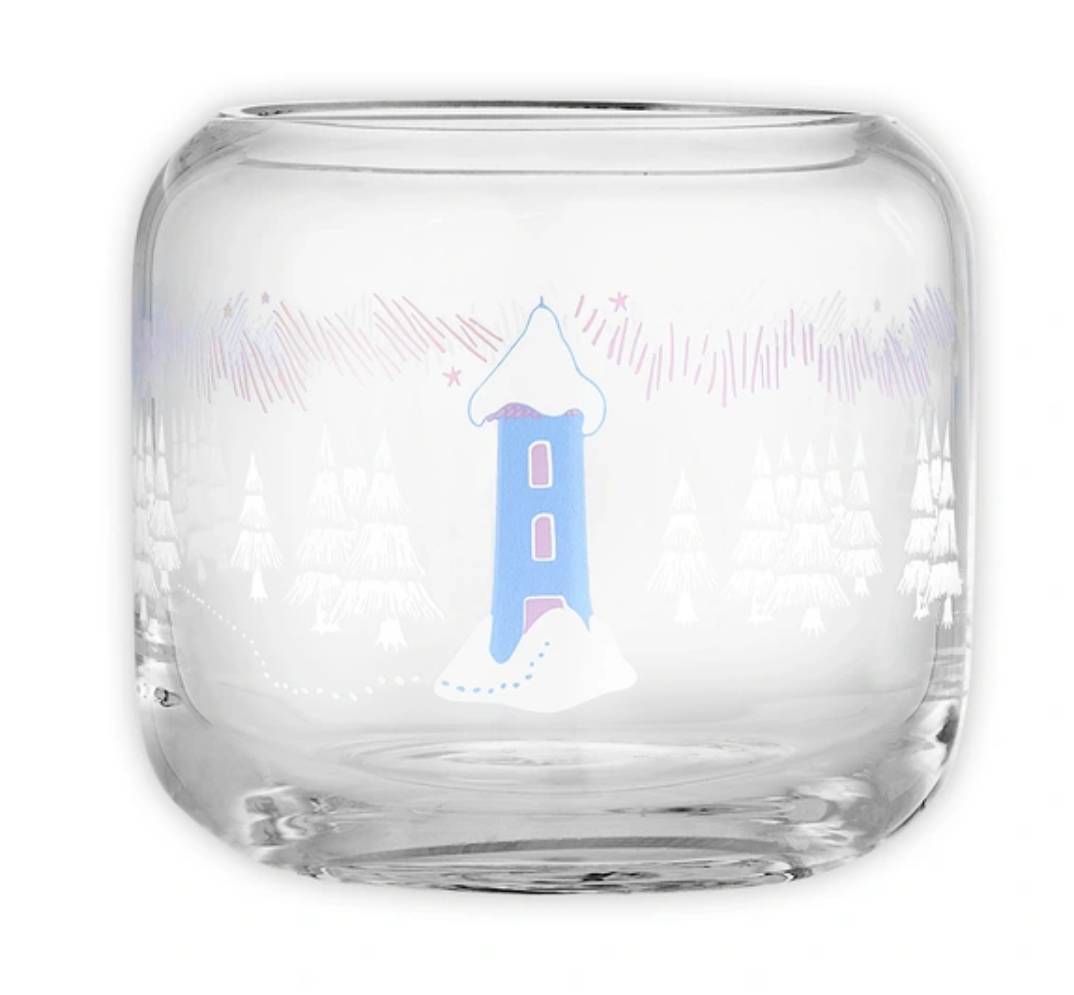 Mummi telysholder 8 cm, EN FROSTKLAR DAG