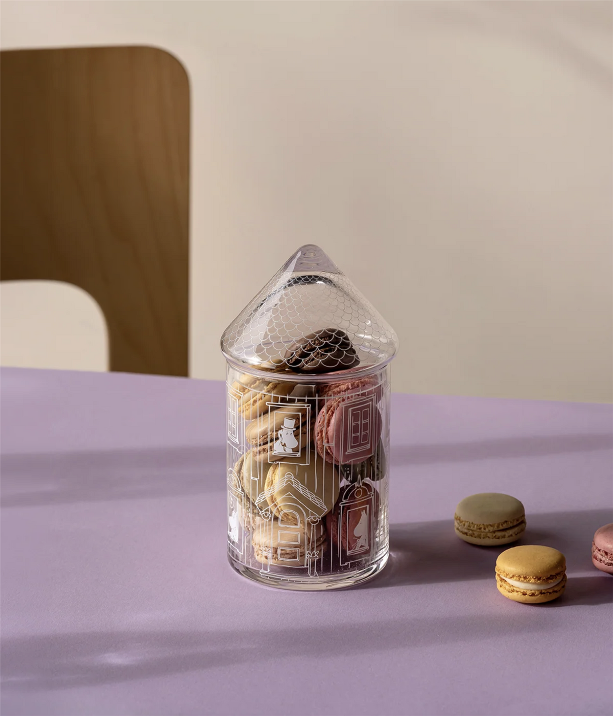 Mummi Glasskrukke med lokk, Mummihuset