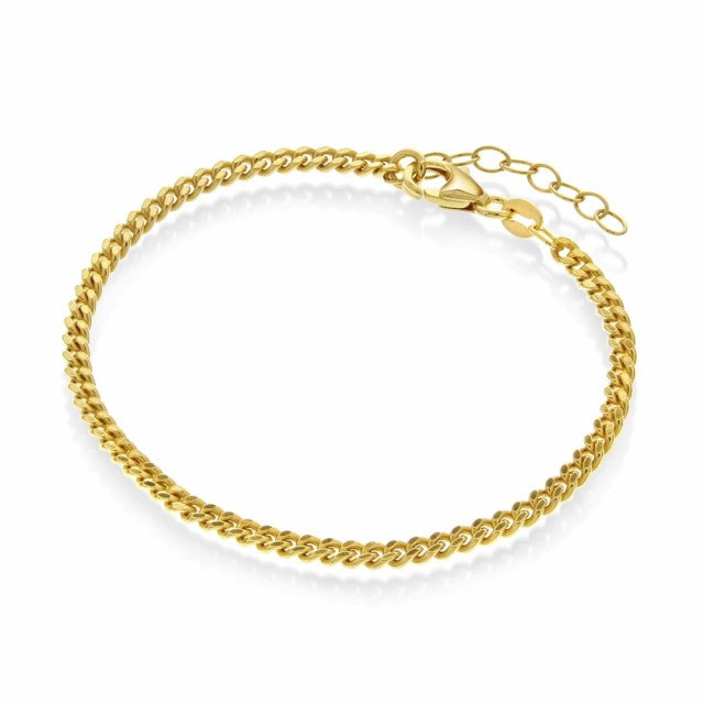 PANSER ARMBÅND I FORGYLT SØLV