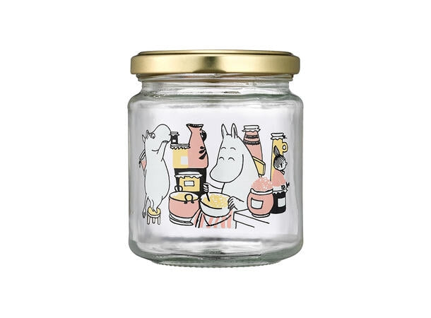 MUMMI GLASSKRUKKE + KLISTREMERKER, 0,3L