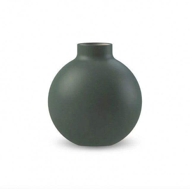 Collar Vase 12cm, Dark Green