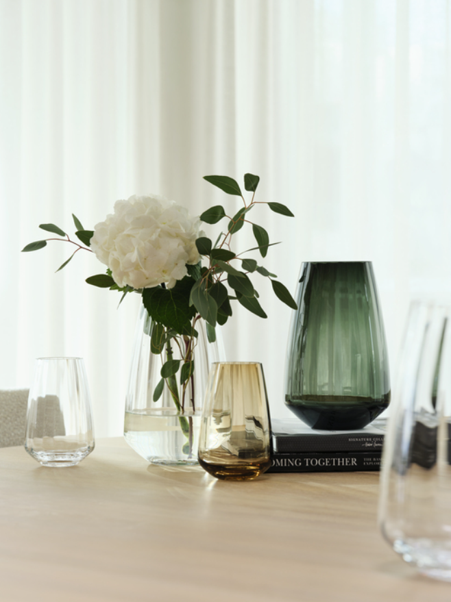 Optique Vase 17 cm, Klar