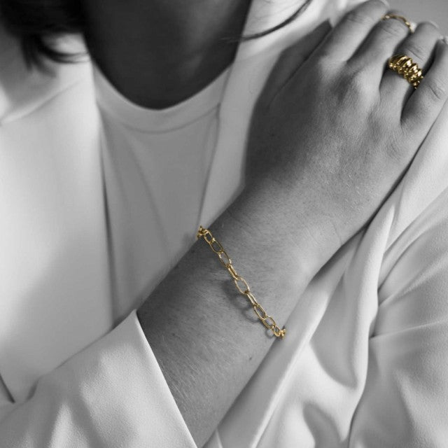 Filippa armbånd i forgylt sølv