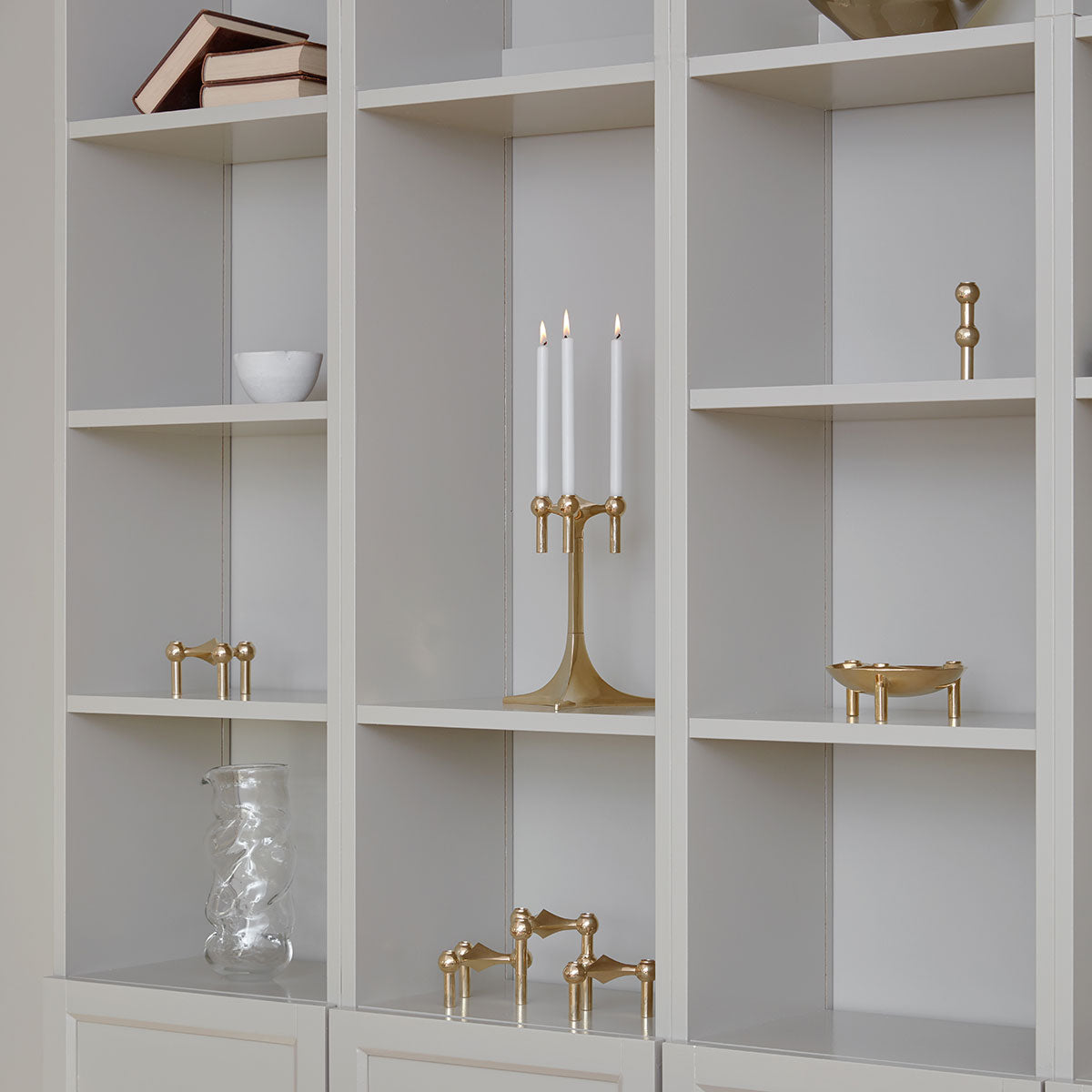 Stearinlys By Ester & Erik, White