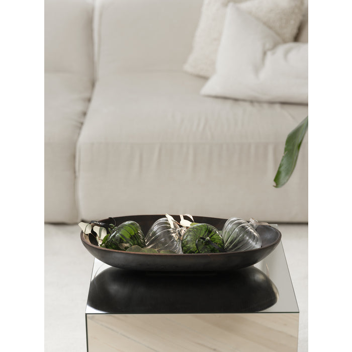 HAZEL dekorkule 10 cm, Grønn