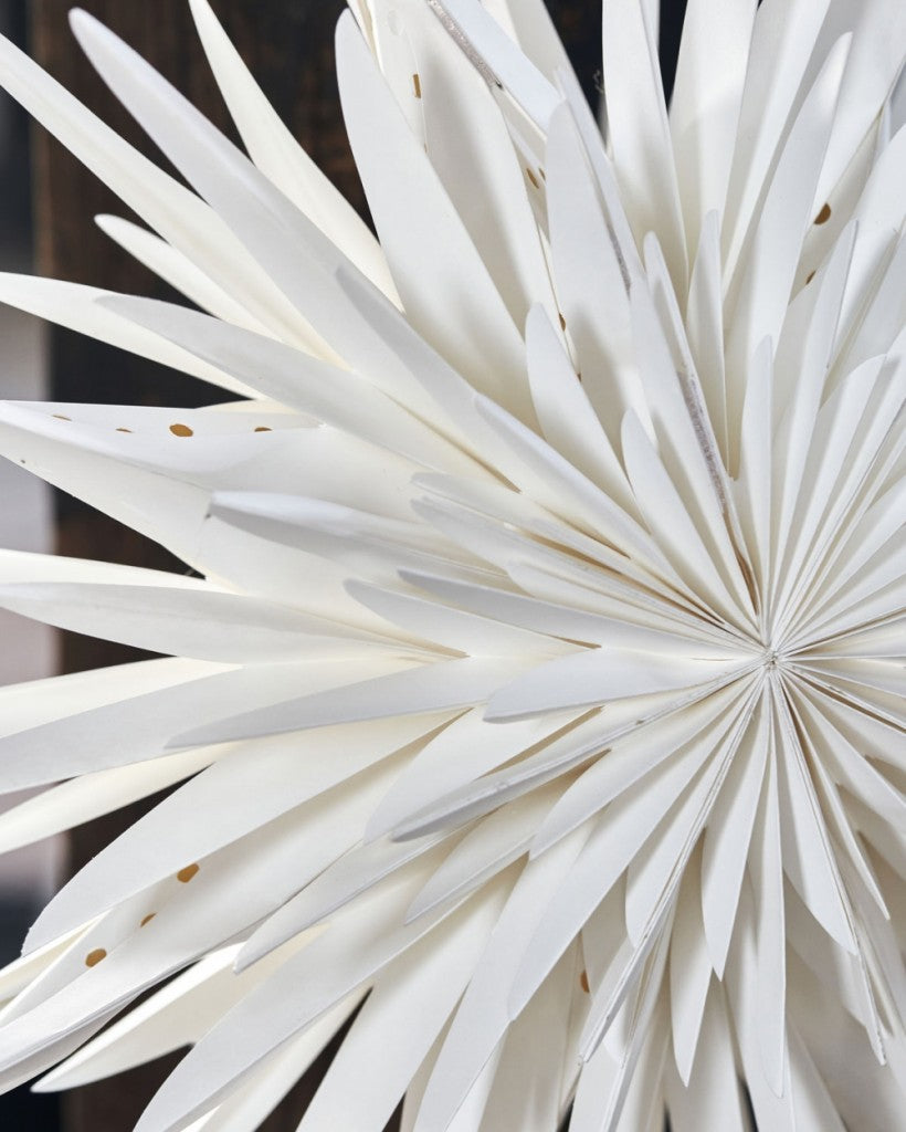 Papirstjerne Reef 40cm, Off-White