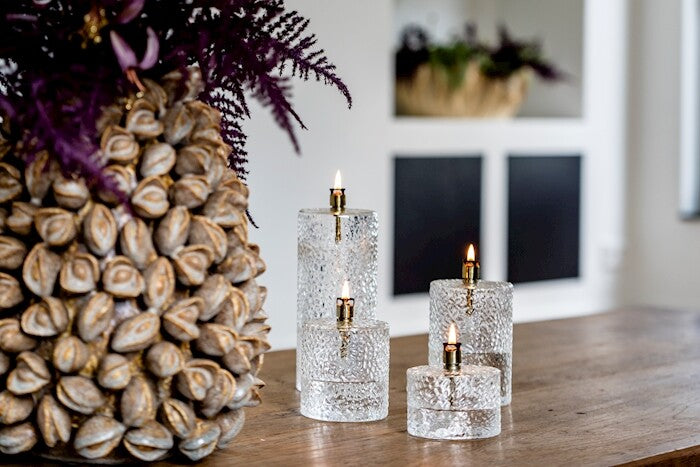 Peri Living OLJELAMPE HAMMERED BRASS, SMALL