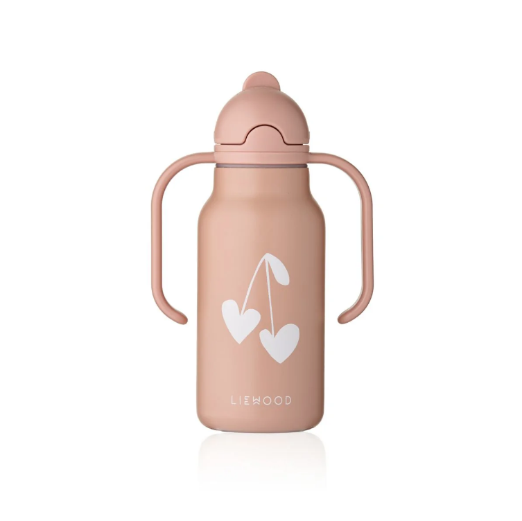 Kimmie Drikkeflaske m/håndtak 250ml, Sweethearts / Pale tuscany