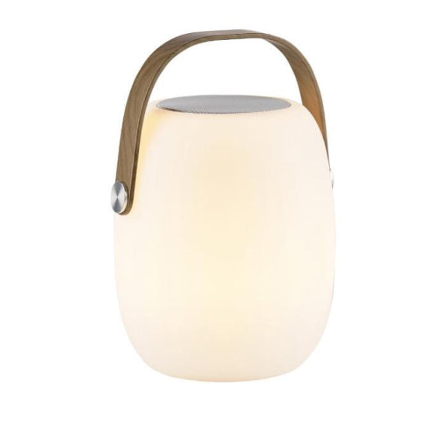 LED-lampe med høyttaler