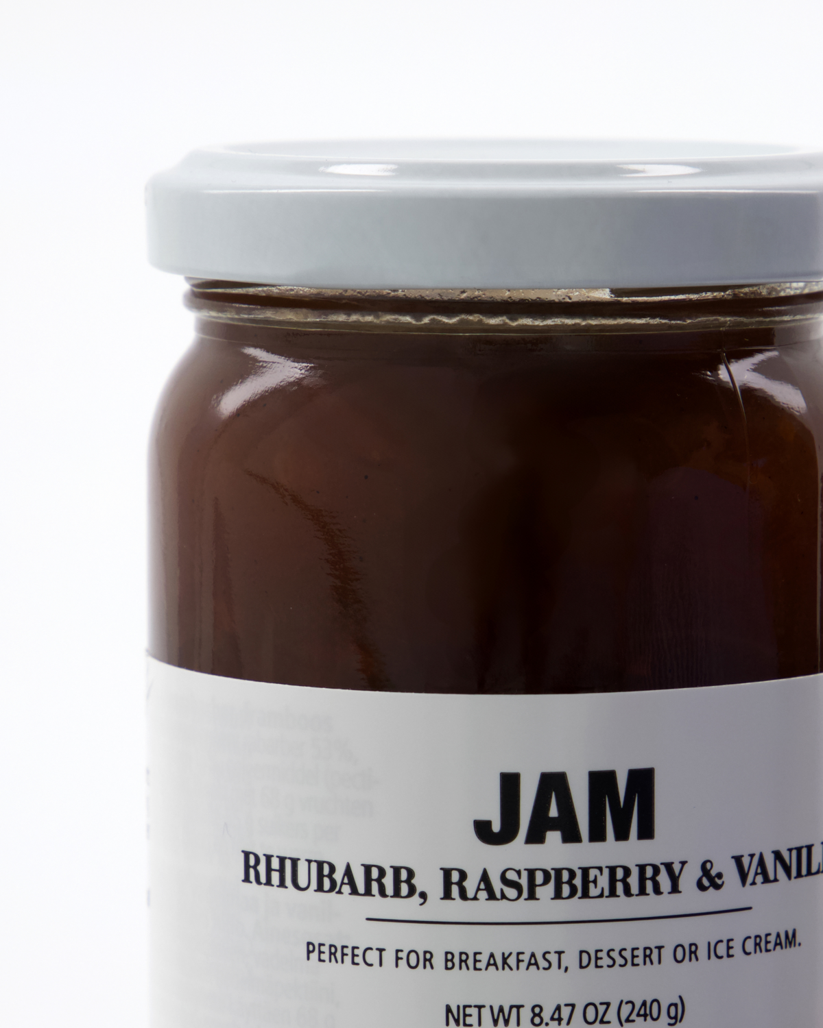 Jam, Rhubarb, Rasberry & Vanilla