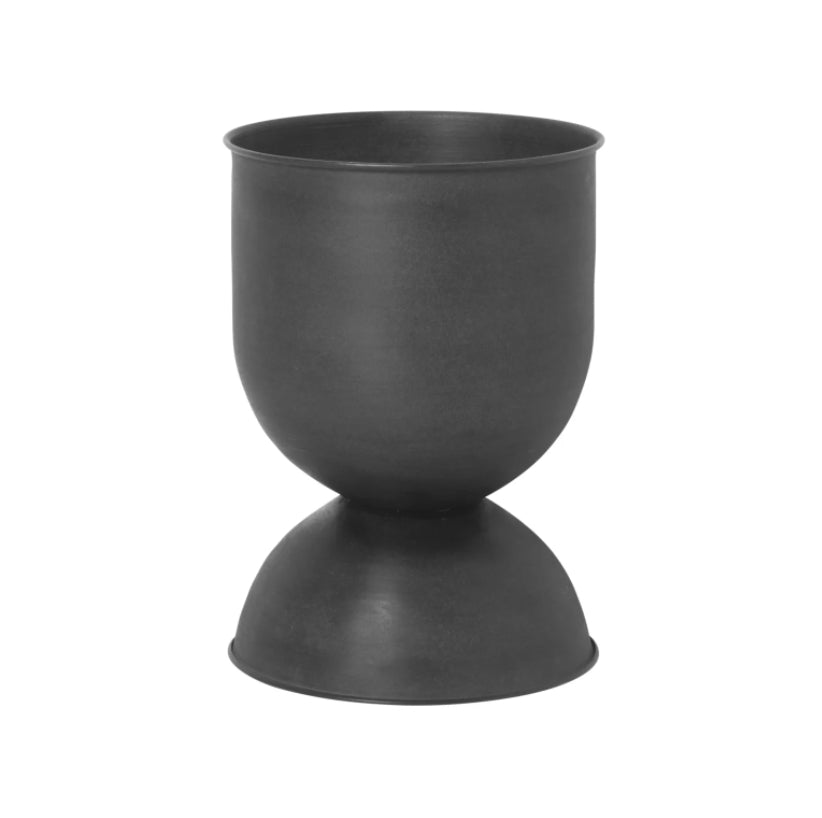 Hourglass Pot Black, Small