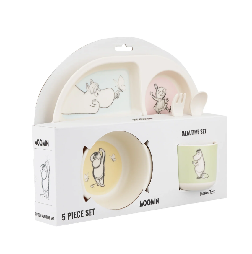 Mummi spisesett i melamin, 5 deler