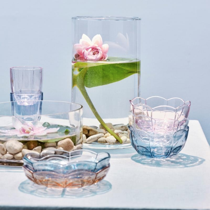 LILY VANNGLASS 2 STK, BLUE IRIS