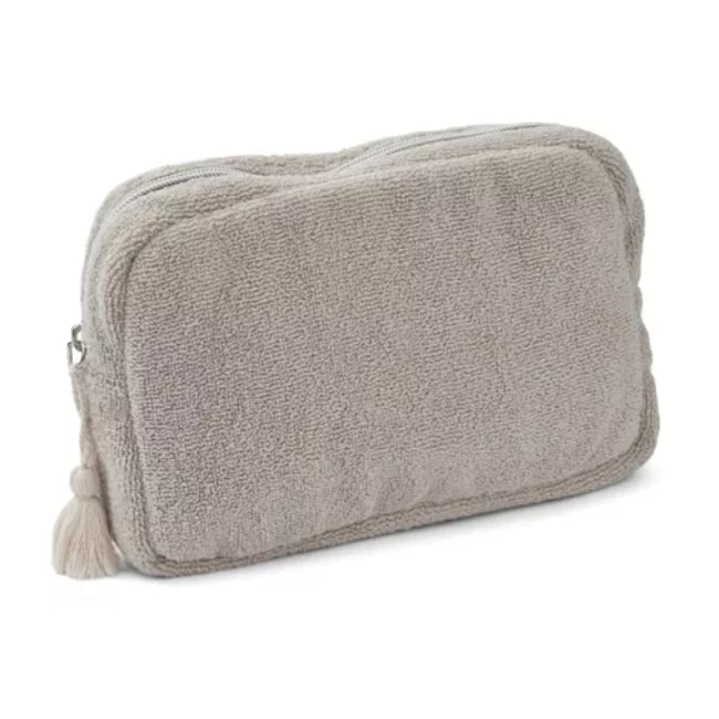 Terry Toalettmappe i frotté, Light Stone