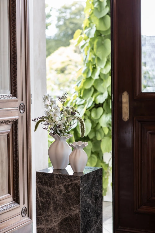 Nellie Vase Medium, Off White